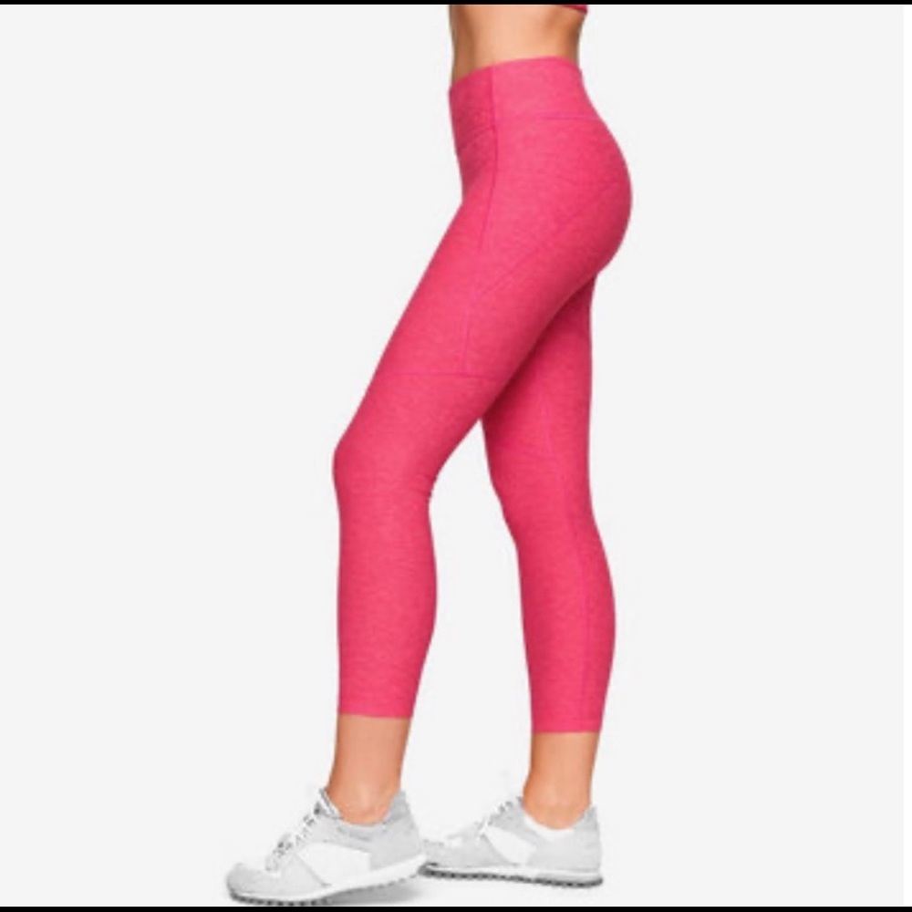 Outdoor Voices Warmup Legging in Pink Flamingo